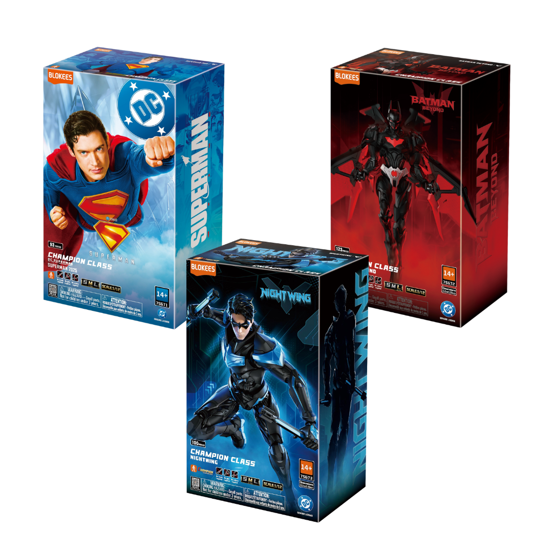 Blokees DC Comics (Model Kit) - Champion Class - Superman, Batman ...