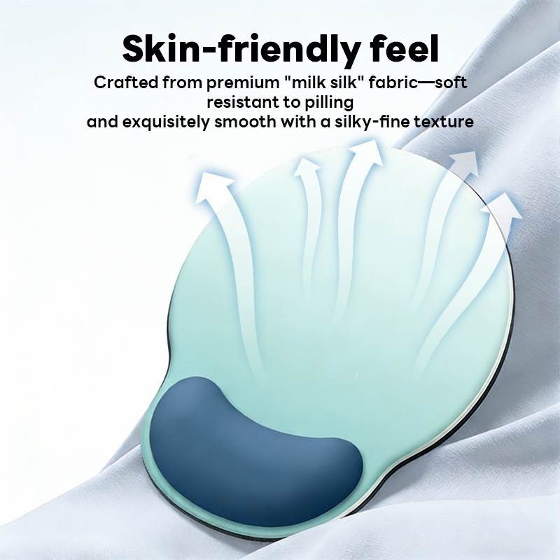 Shinkle Gradient Mouse Pad Wrist Guard with Wrist Rest Mouse Pad Wrist ...
