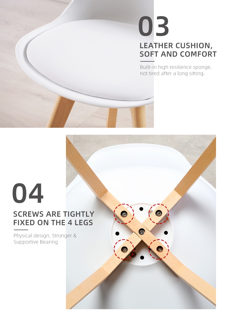 【LUME】DOMES NORDIC STYLE DINING CHAIR kerusi pejabat Eames Chair kerusi ...