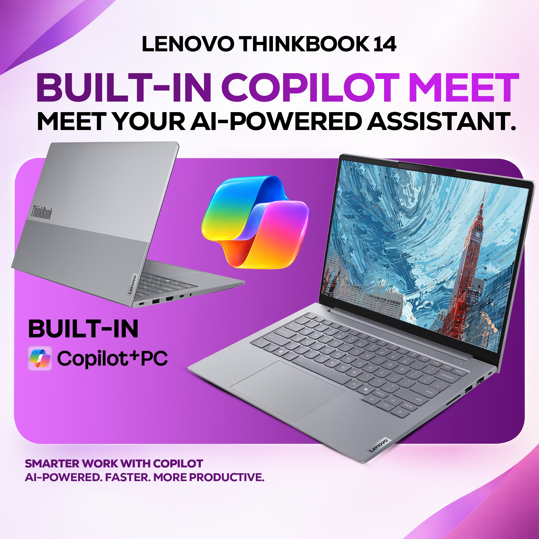 New Lenovo Thinkbook 14 G8 Ultra 5 15th Gen Ai Business Student Laptop ...