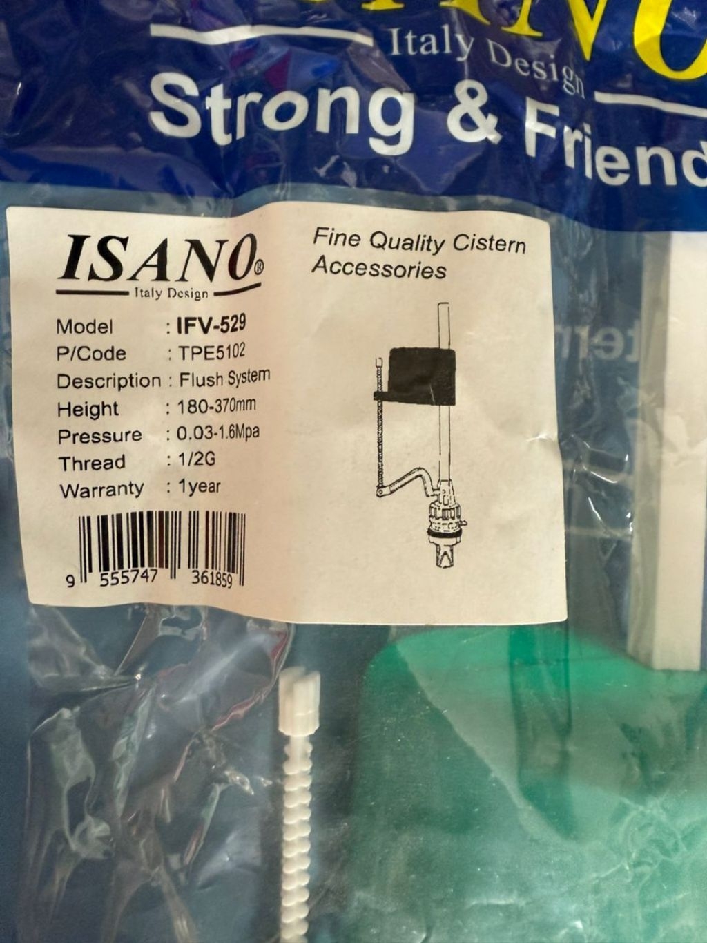 ISANO INLET FILL VALVE CISTERN | Shopee Malaysia