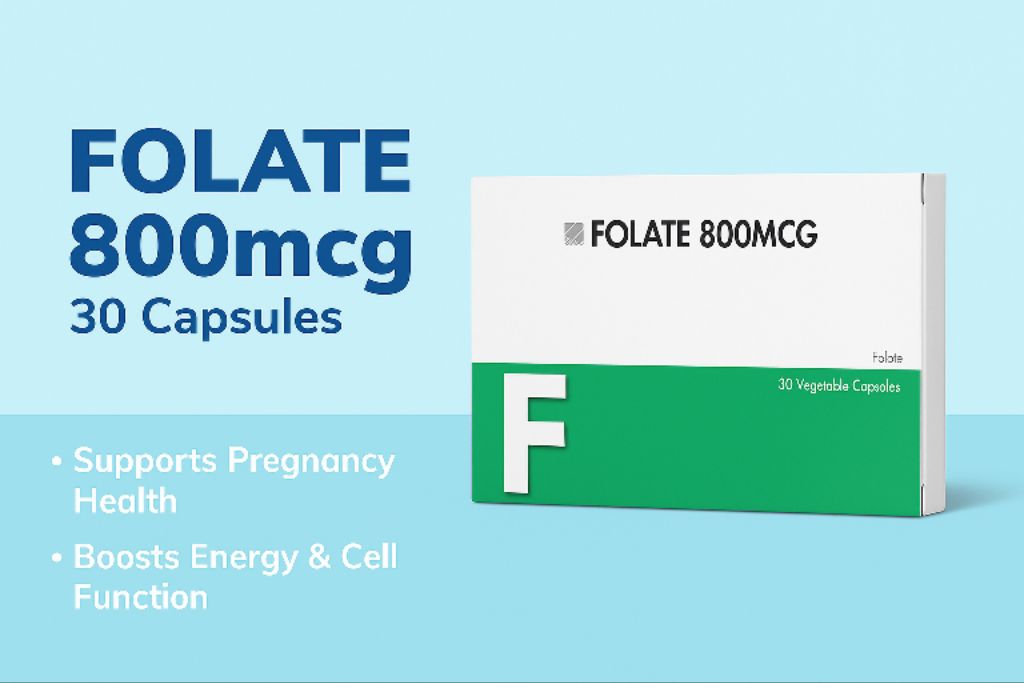 Folate 800mcg 30 Capsules (Exp 12/2027) | Shopee Malaysia