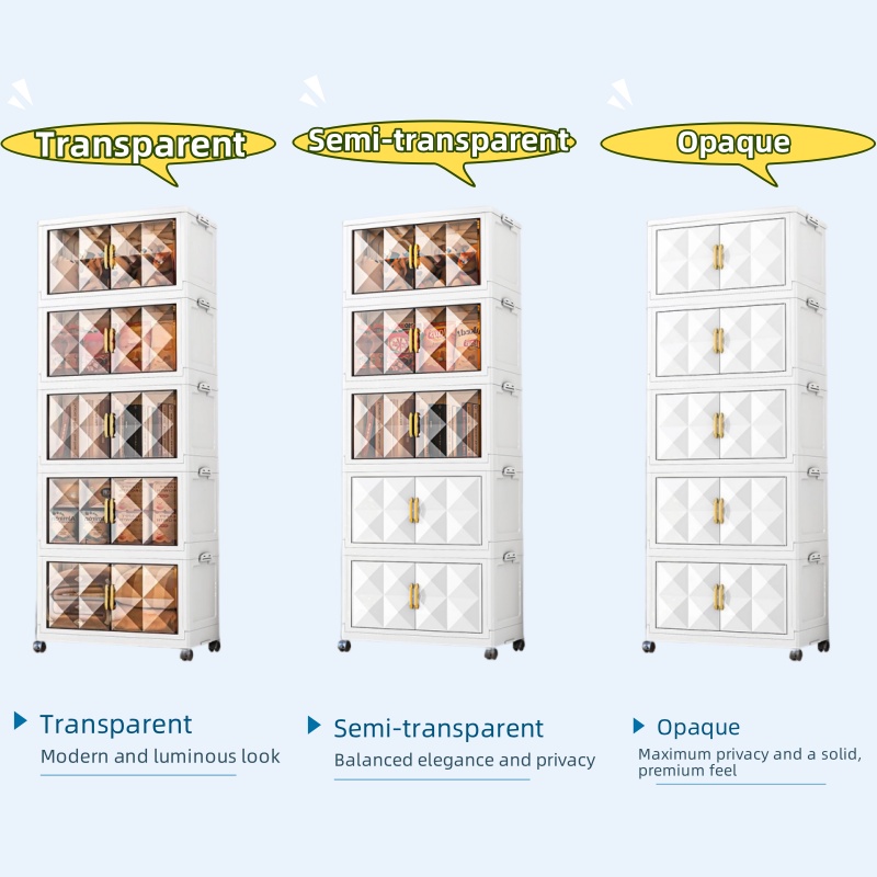 【ABC BEAR】READY STOCK L50-70cm (1-5 Layers) Deluxe Diamond 2 Doors ...