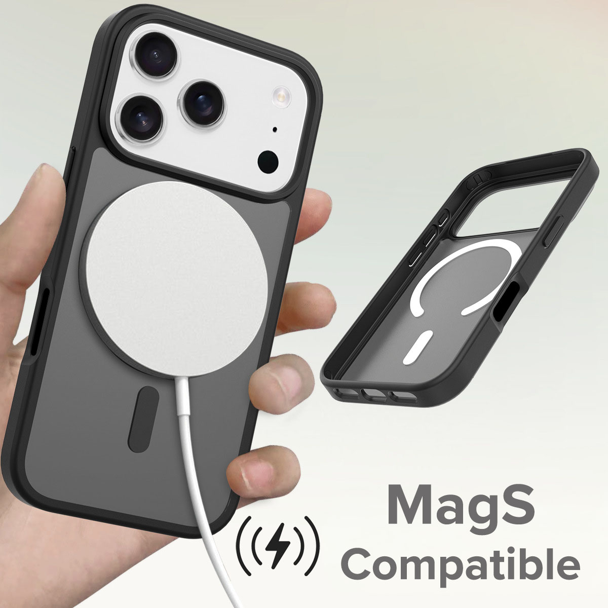 JETech Funda Mate Para IPhone 13 6.1 Pulgadas, Protección Contra Caídas Grado Militar Antigolpes