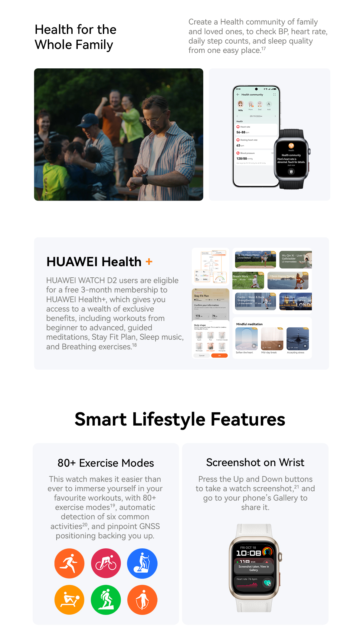 HUAWEI WATCH D2 Smartwatch | Ambulatory Blood Monitoring | Light and ...