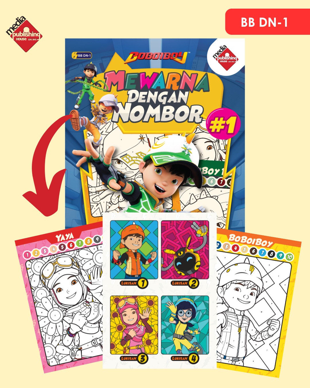 MEDIA PUBLISHING : MEWARNA DENGAN NOMBOR ( BB DN ) | Shopee Malaysia