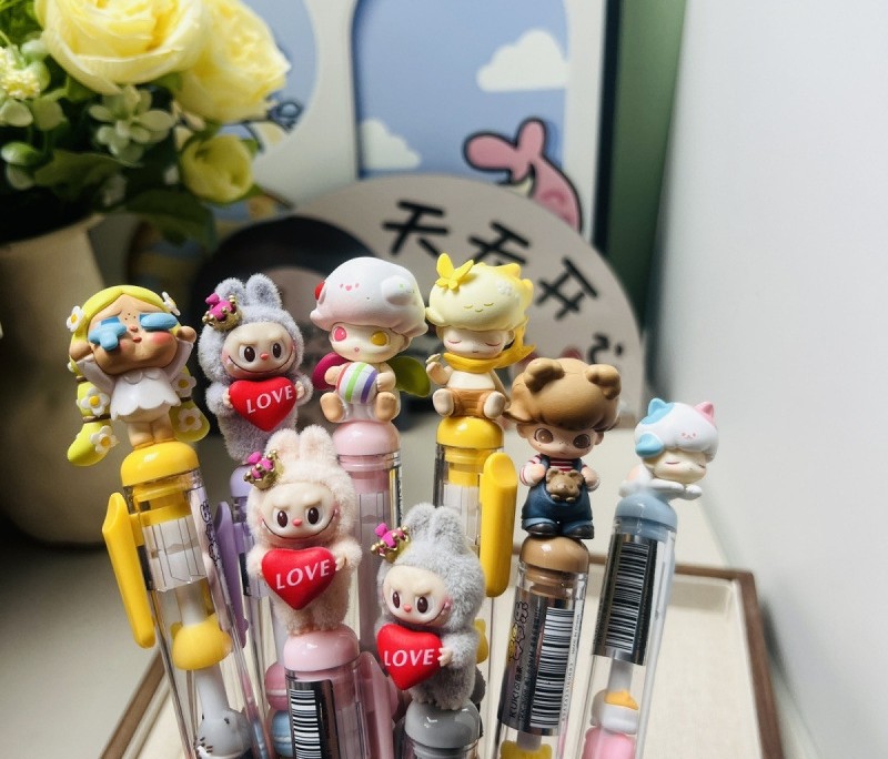 Labubu Pen Crybaby Pen Ballpoint Pen Cute Pen Manik Skullpanda PopMart ...
