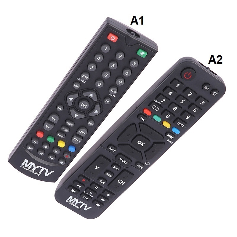 MYTV Remote Control For DVB DVB-T2 DVBT2 Digital Set Top Box ...