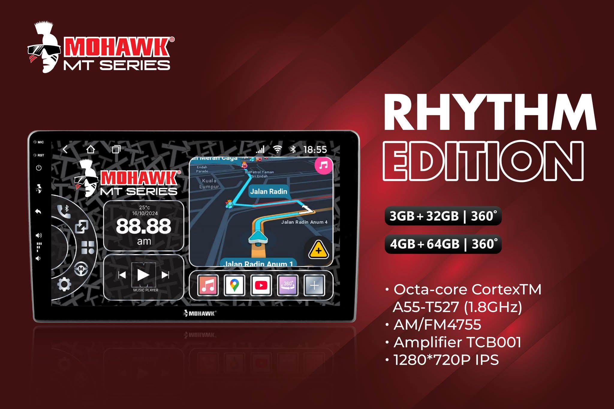 Mohawk MT Series 12.3inch / or Pulse Edition Car Android Player Plug n ...