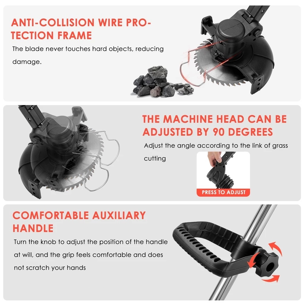 Mesin Rumput Bateri Mesin Rumput Bateri Cordless Grass Cutter Machine ...