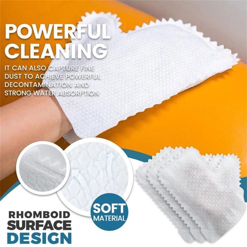 Multifunctional Housework Rag Cleaning Lazy Gloves Non-Disposable Dust ...