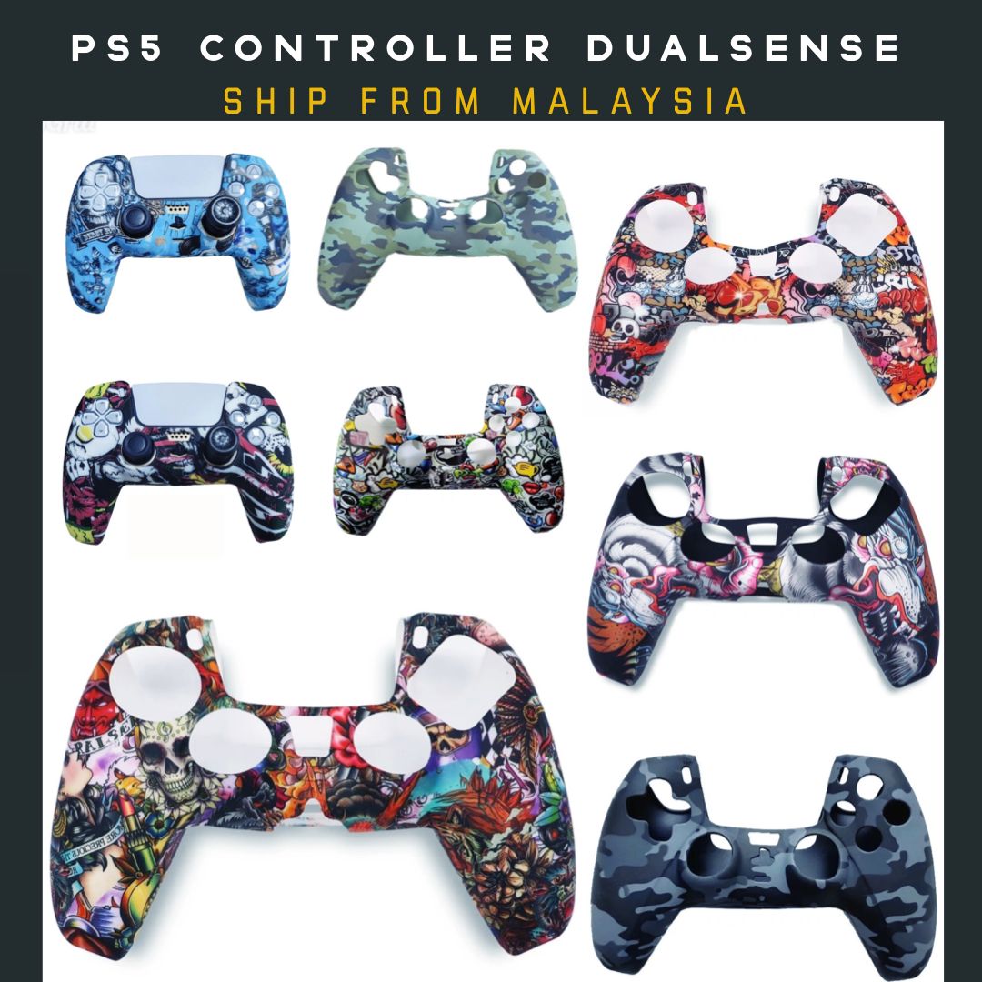 PS5 Controller Dualsense 5 Silicone Soft Rubber Cover Case Skin DS5 ...