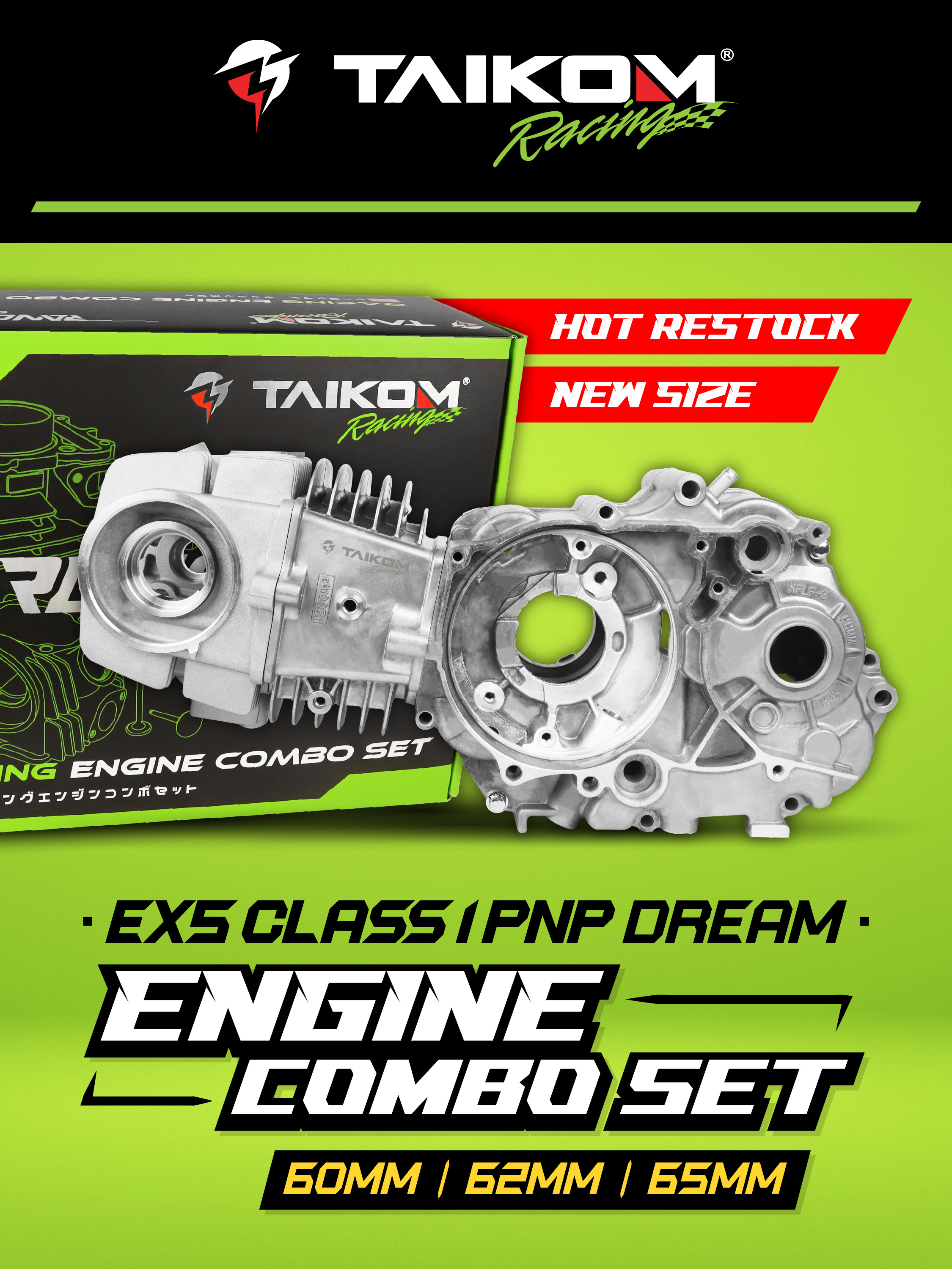 TAIKOM RACING RANGER EX5 CLASS 1 PNP EX5 DREAM 60MM WITH ENGINE ...