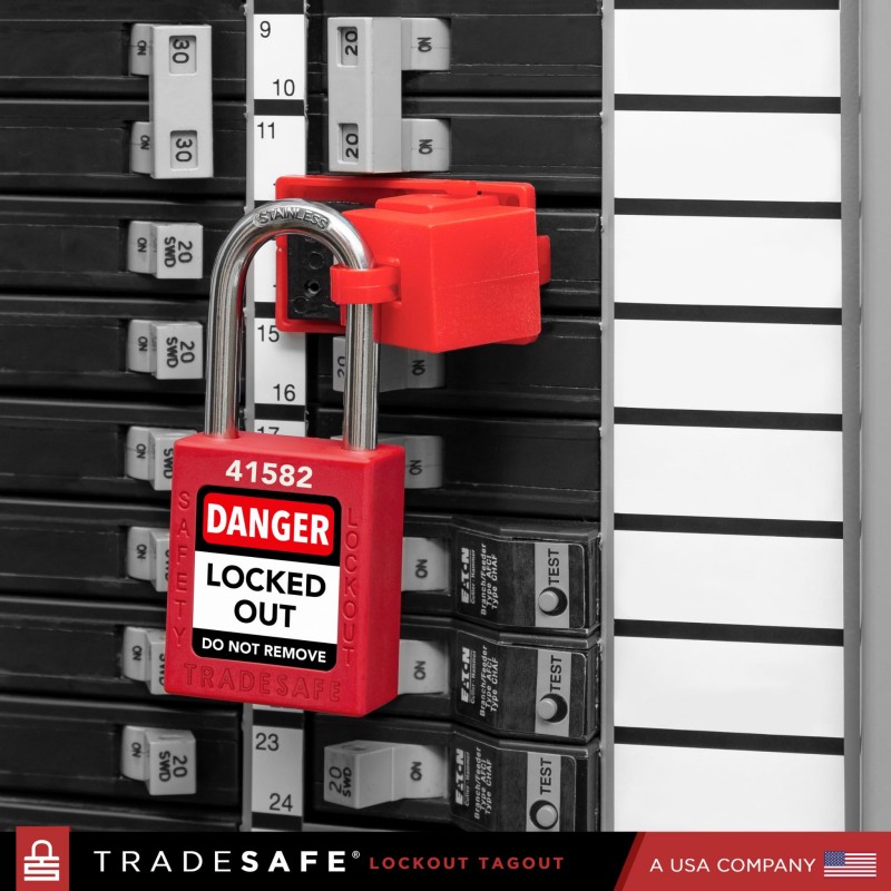 Lockout Tagout Kits Electrical Lockout Padlocks Loto Tag Keys Tamper ...