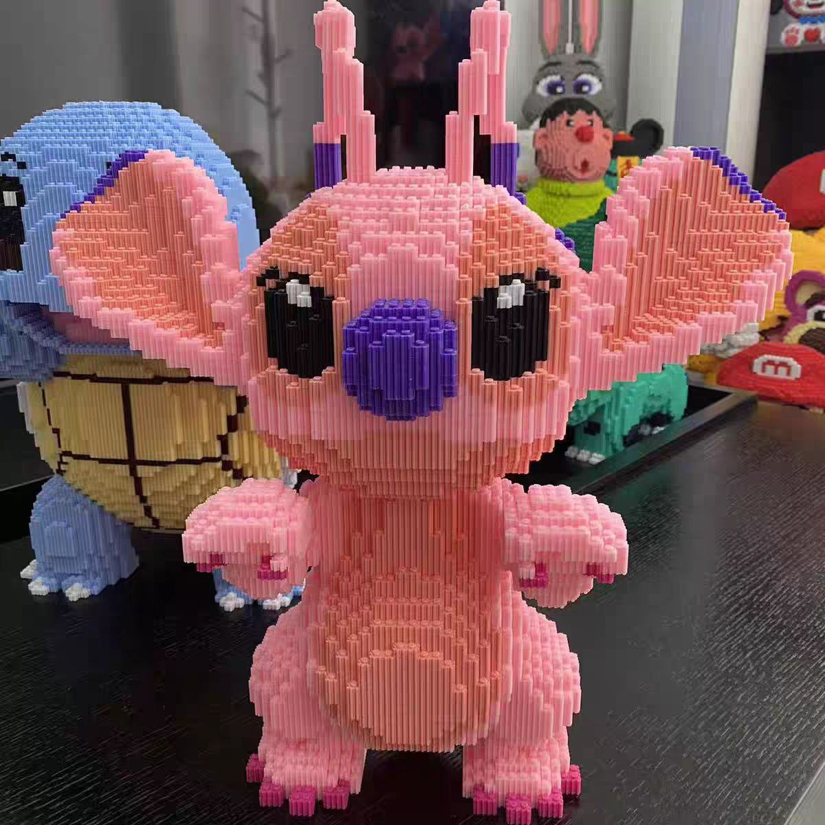 33-46cm Stitch and Angel Stitch Building Blocks [Connection Block ...