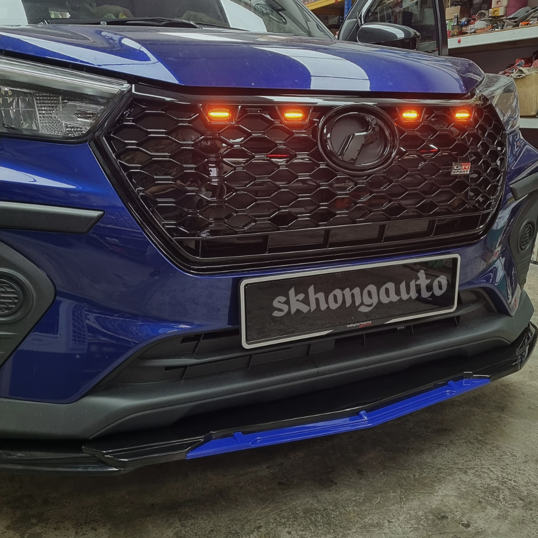 Perodua Ativa GR Front Grill Glossy Black Painted (Mini Cooper Style ...