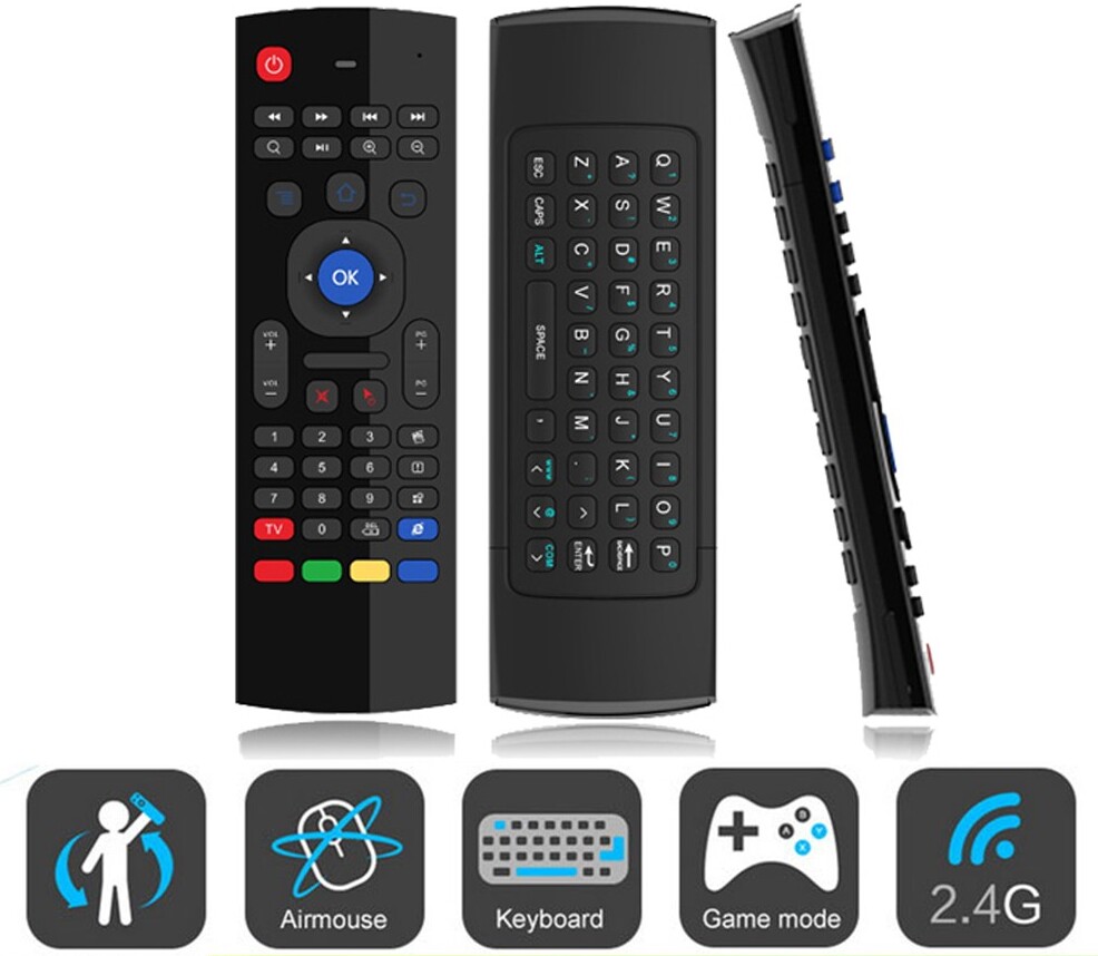 MX3 Remote Control Air Mouse Wireless Fly Mouse Keyboard for Android ...
