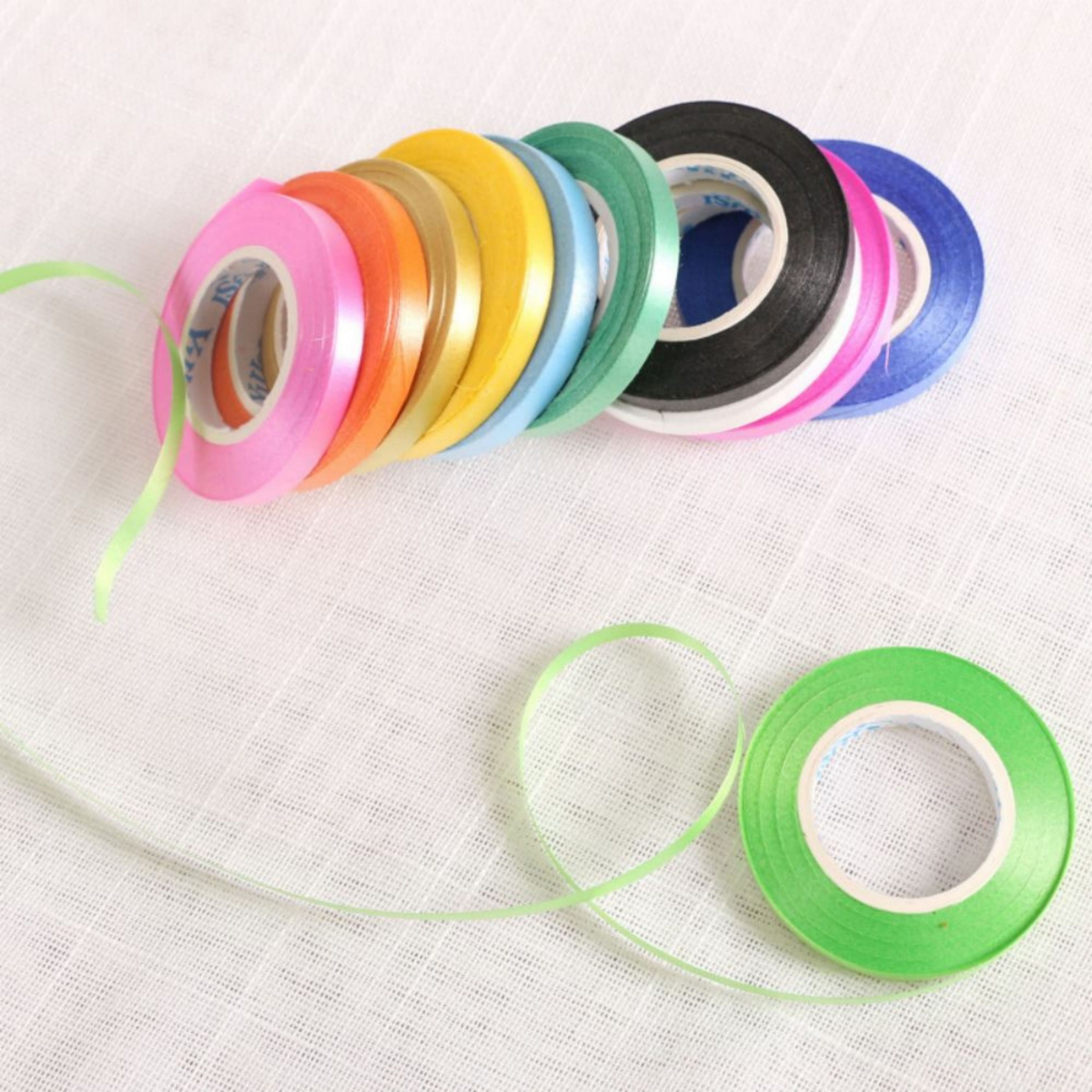 10M Foil Aluminum Latex Balloon Ribbon Multicolor Strings Riben Hiasan ...
