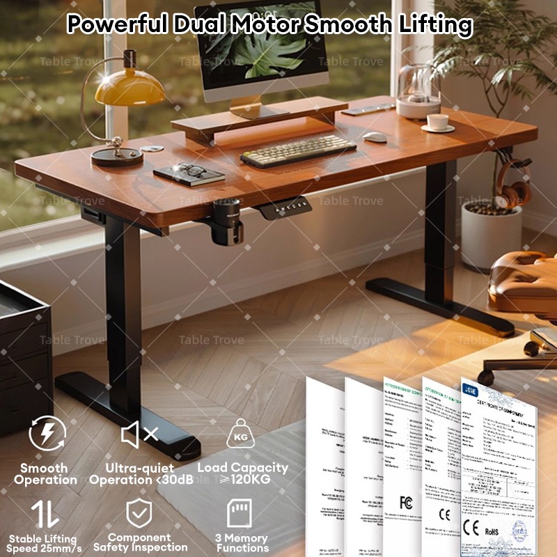 𝐓𝐀𝐁𝐋𝐄𝐓𝐑𝐎𝐕𝐄 Electric Adjustable Desk /Smart Lifting Motorized/Adjustable ...
