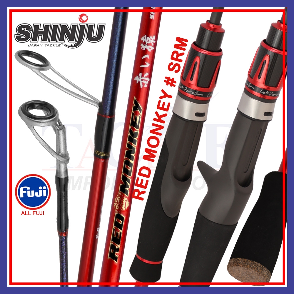 Shinju Red Monkey Micro Jig Joran Pancing Spinning Casting | 6'0-6 ...