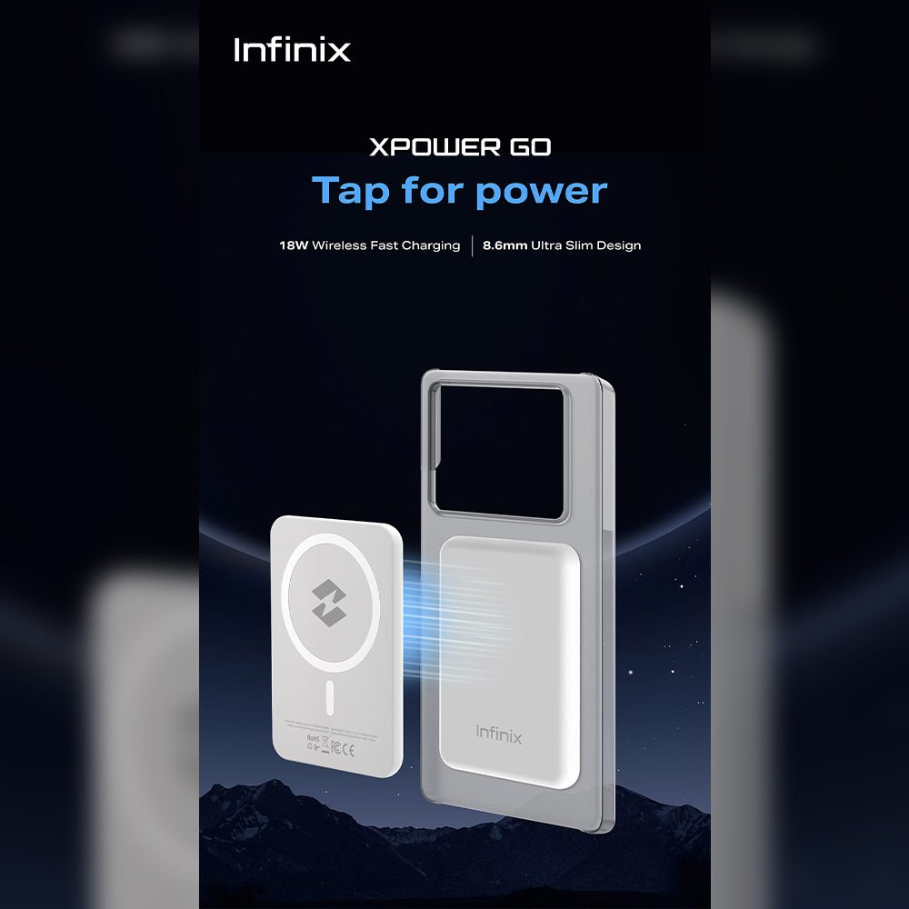 Infinix MagPower Wireless Power Bank XP03 2in1 18W fast Charge【100% ...