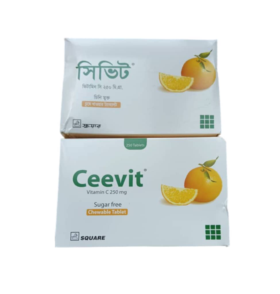 Squuare BD, CEEVIT Vitamin C Sugar Free Chewable Tablet.(10×10=100 ...