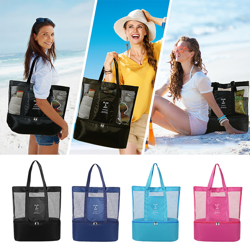 Outdoor Beach Swimming Bag Clothes Storage Bag Wet Dry Separation Bag ...