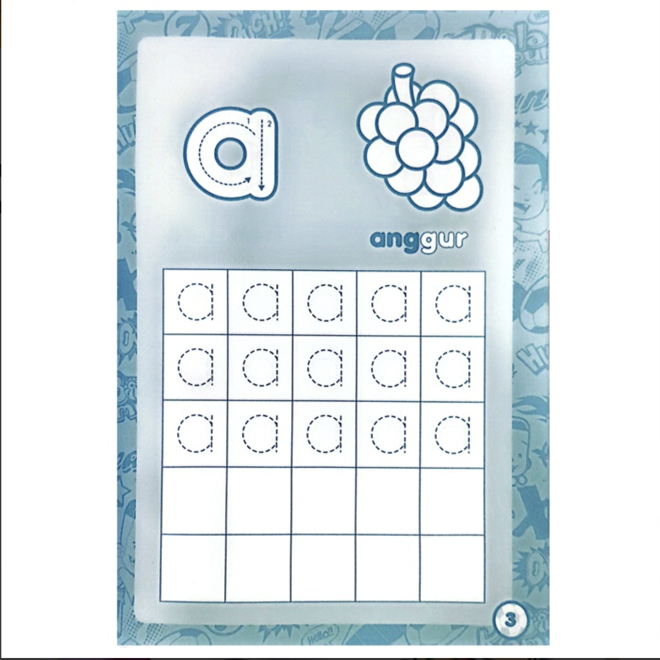 Buku Kanak Kanak Belajar Menulis ABC Huruf Kecil Prasekolah Tadika ...