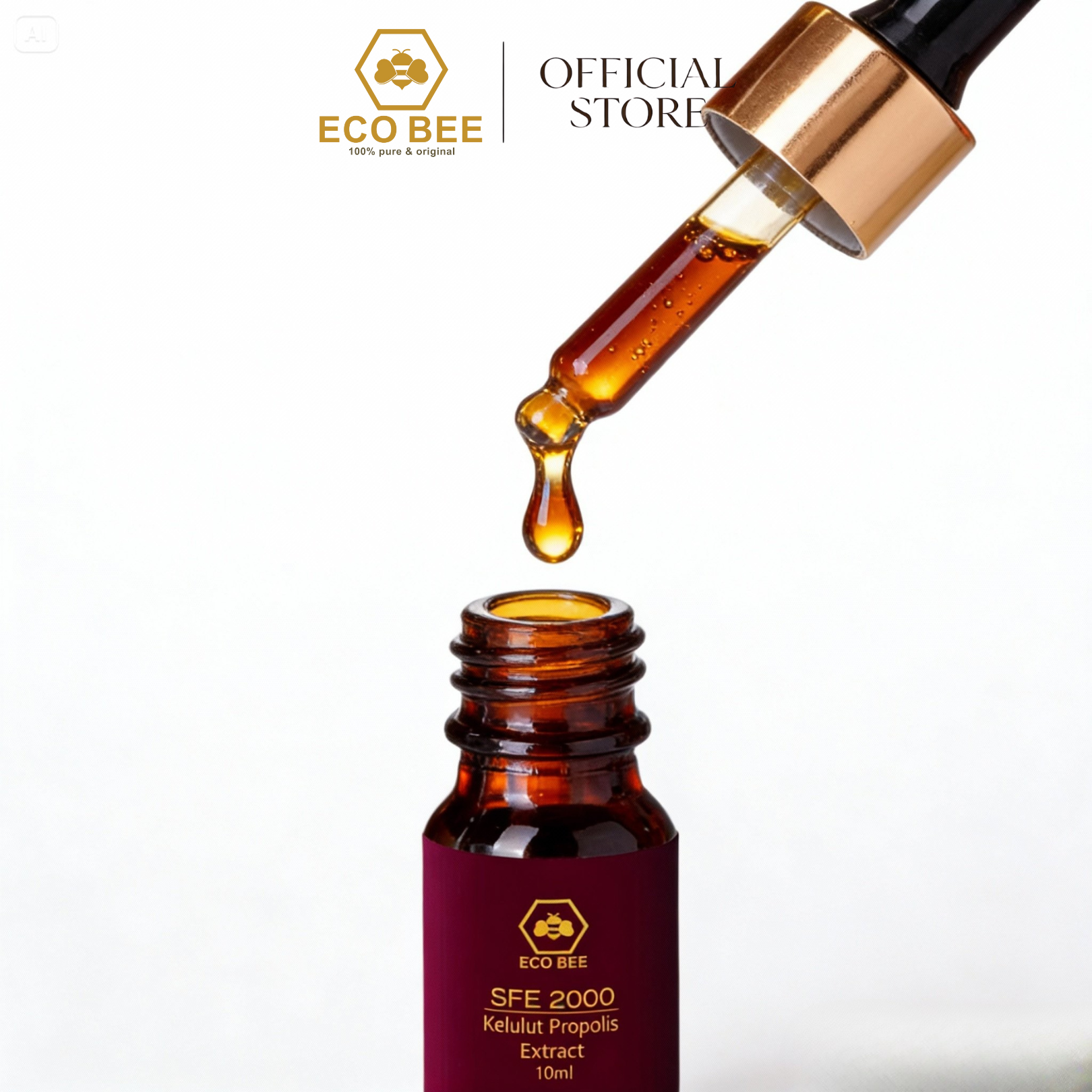 ECO BEE Kelulut Propolis SFE 2000 Stingless Bee Extract (10ml/30ml ...