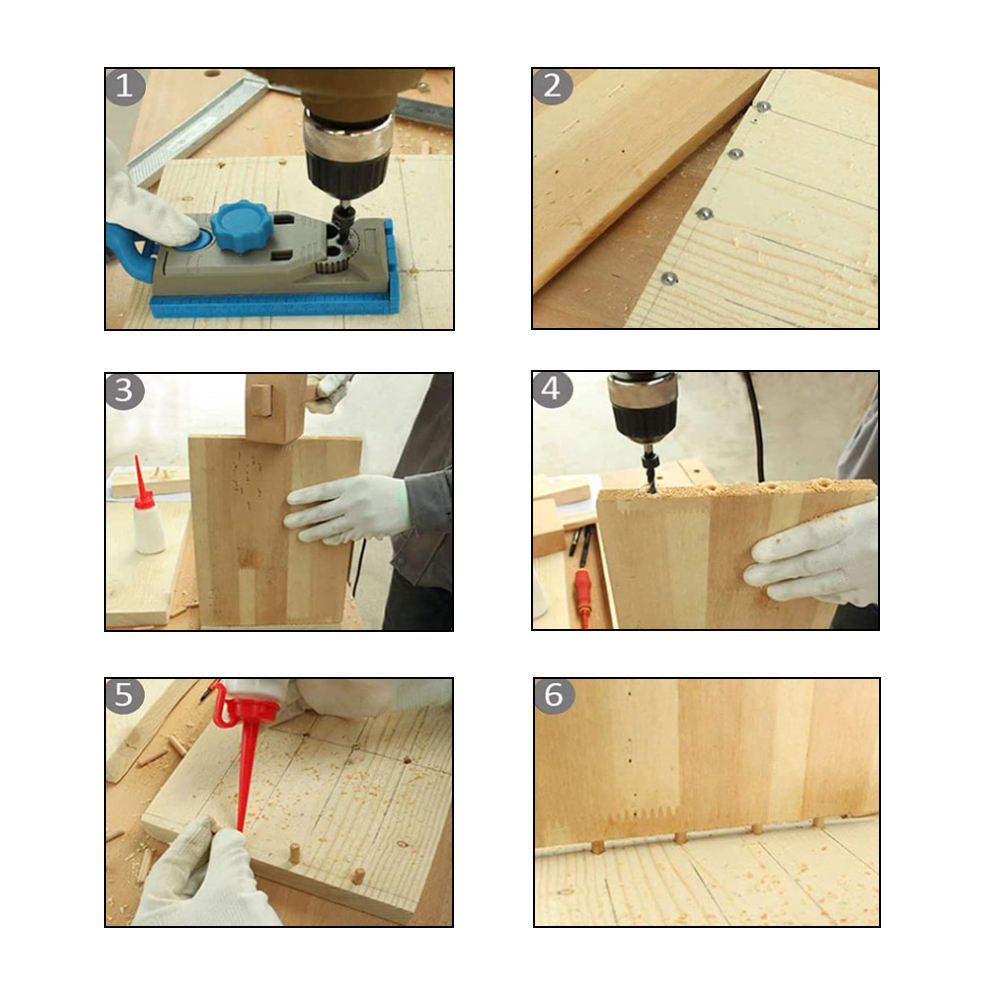 BMY 8PCS Dowel Centering Pins for Woodworking DIY Project. 6/8/10/12mm ...