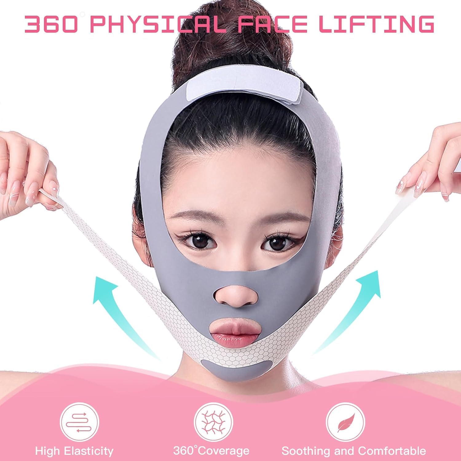 Facial V-Shape Lifting Bandage V Shaper Facial Slimming Relaxation ...