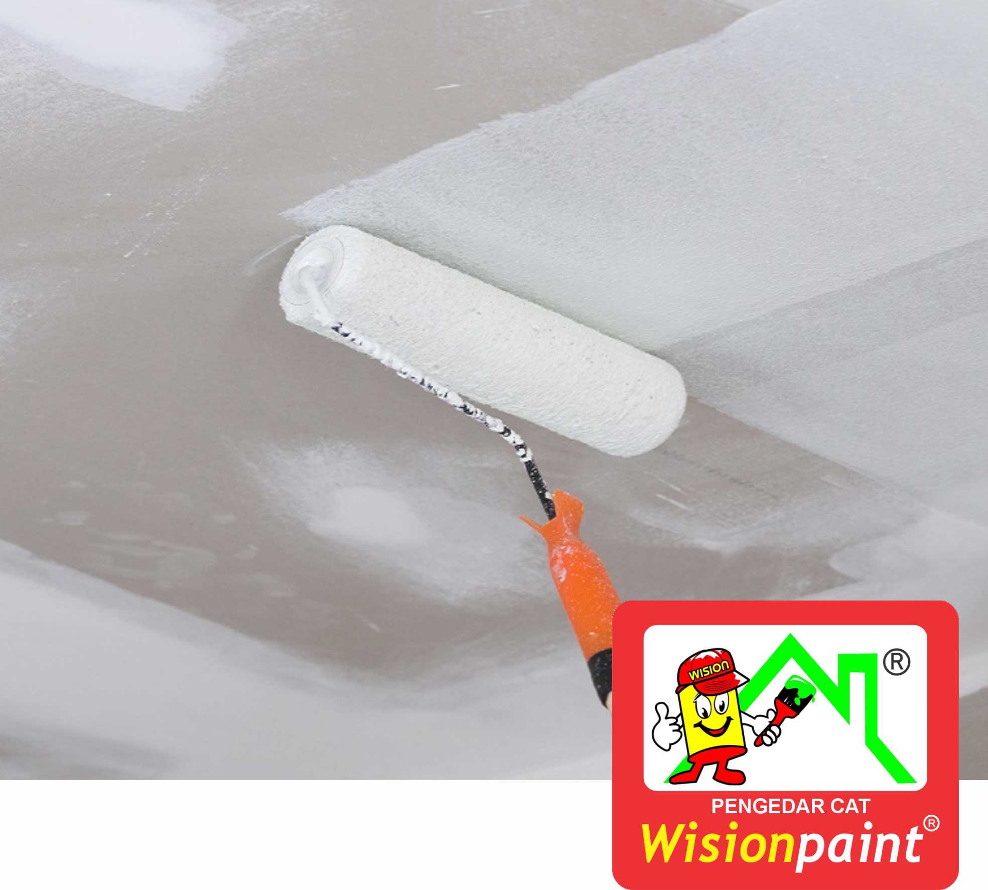 7" NIPPON PAINT Polyester Roller Handle End Cap Good Quality Refill Set ...