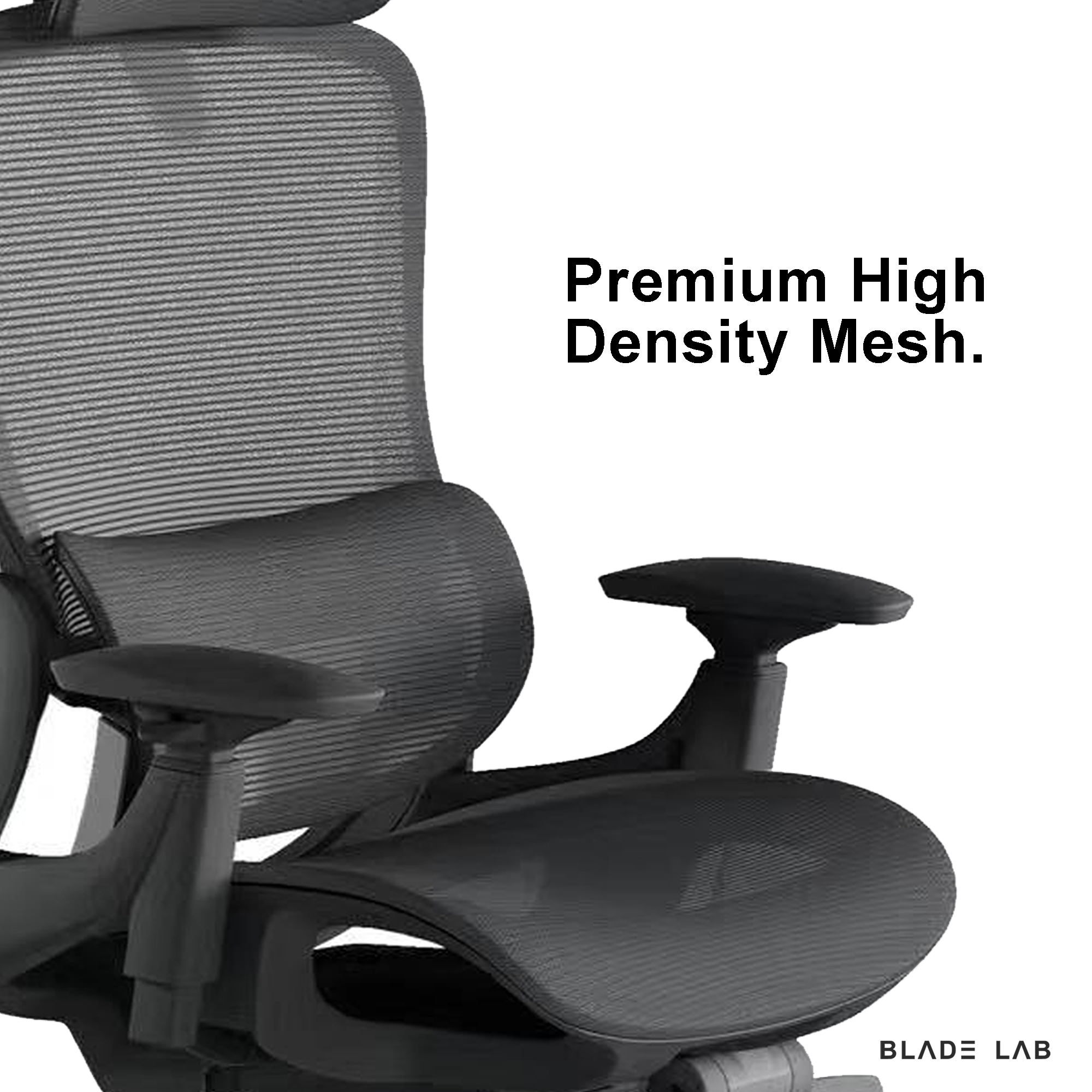 BLADE LAB Lab Air Full Mesh Ergonomic Office Chair With Footrest High ...