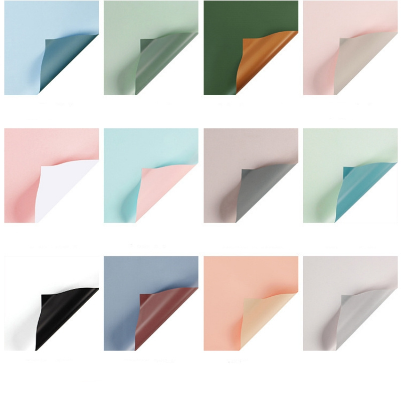 20 PCS Flower Wrapping Paper 2 TONE florist matte flower wrapper Kertas ...