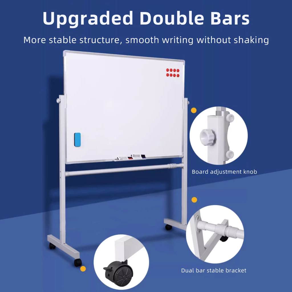 Magnetic Whiteboard Material Upgrade Board with Frame For Teaching ...
