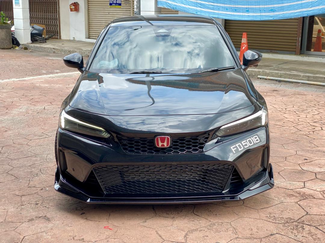 Civic FE Type R Style Front Lip (3PCS) for Honda Civic 2022-2025 ...