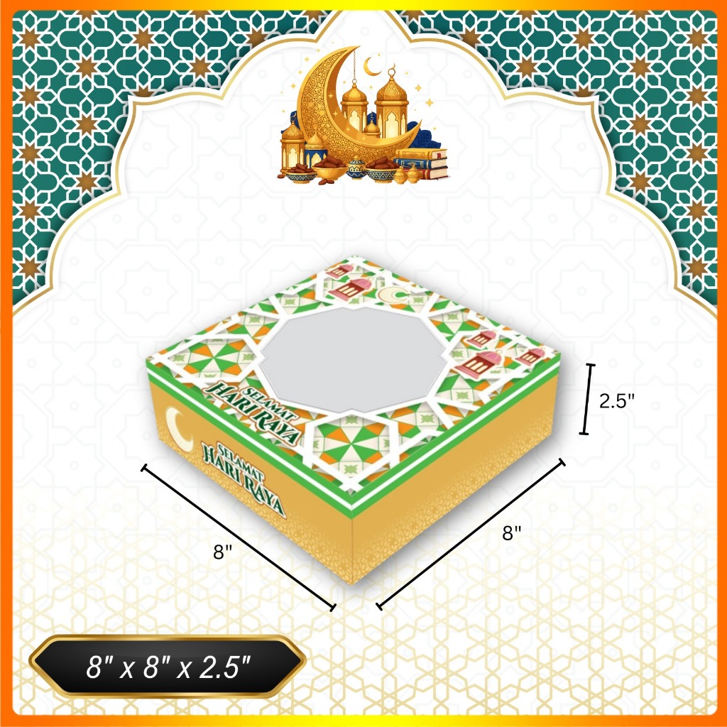 Selamat Hari Raya Gift Box Raya Kuih Lapis Box Kotak Hadiah Kotak Kuih ...