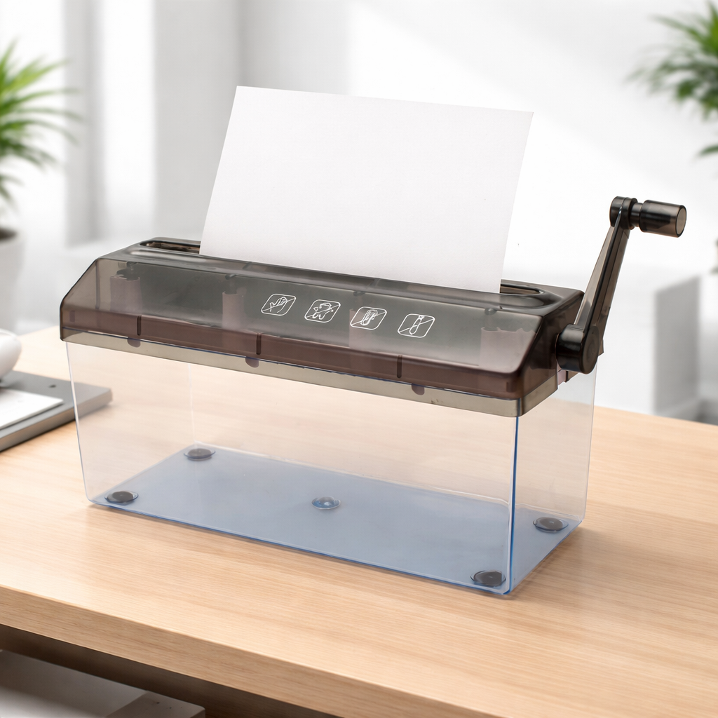 A4 / A6 Paper Cutter Office Operator Hand Shredder Hand Operated Manual ...