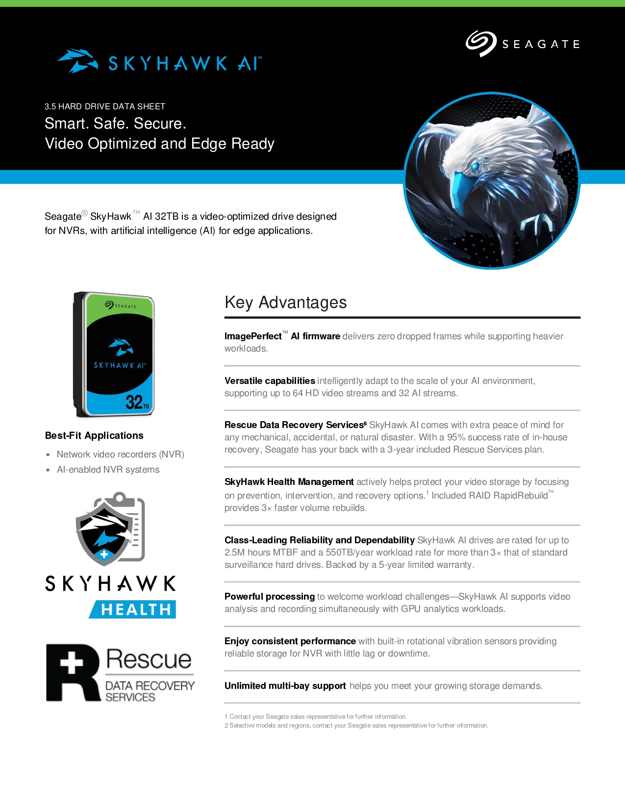 SEAGATE SKYHAWK AI CCTV 3.5