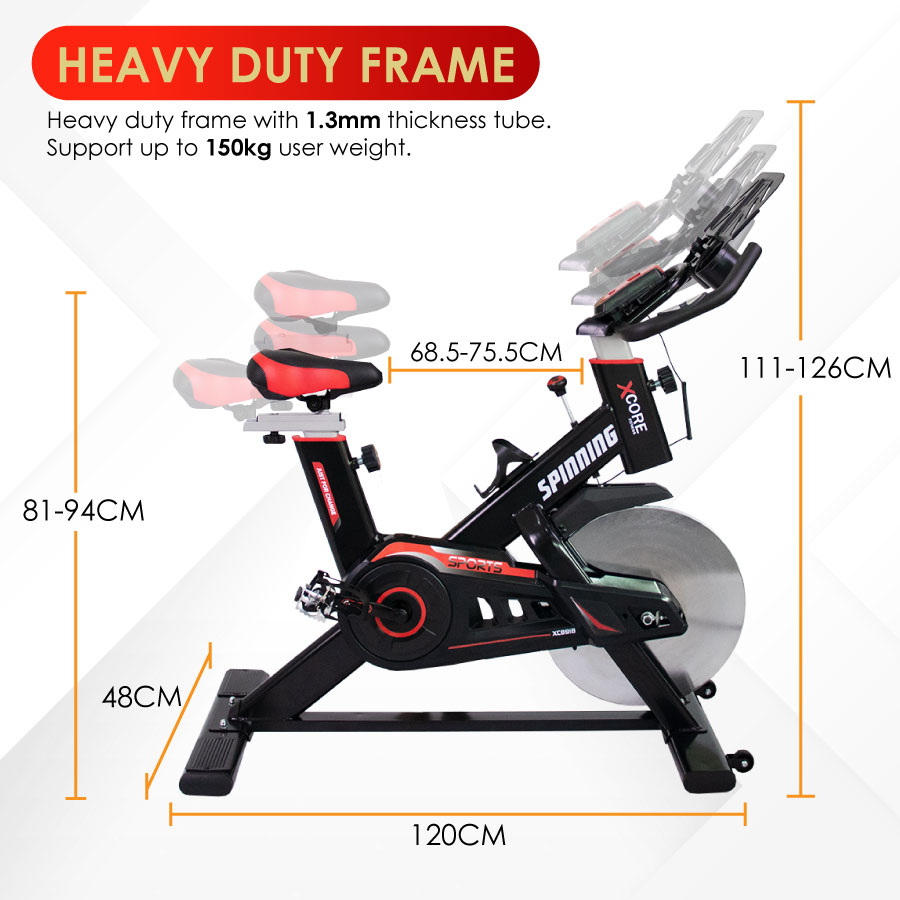 [DISPLAY UNIT CLEARANCE] Spinning Bike Indoor Cycling 13kg Flywheel ...