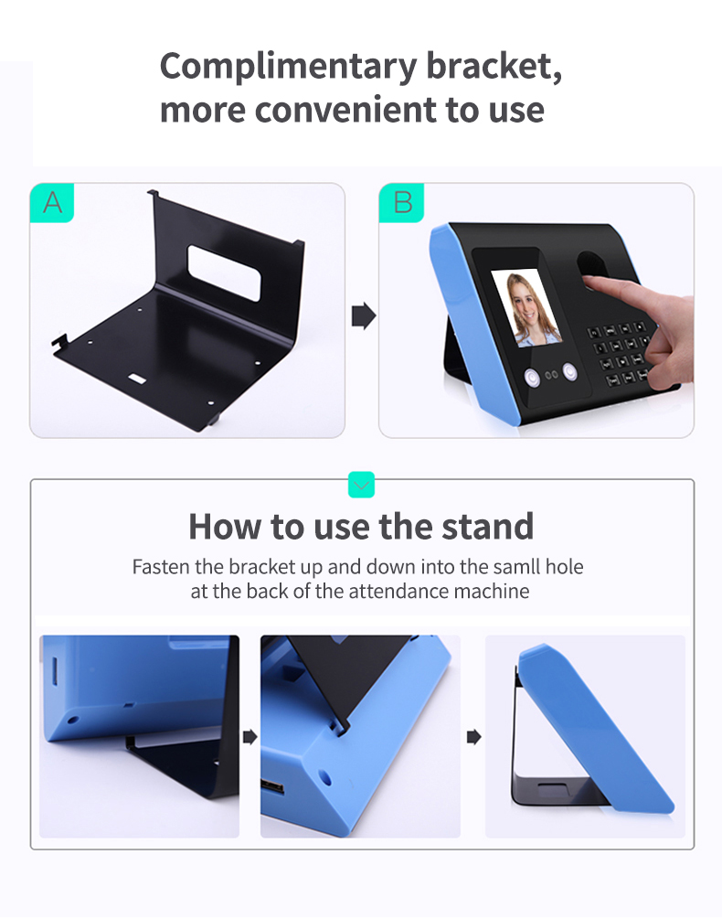 TopSelling FREE Bracket HOMiE Attendance Absence Machine Face ID ...