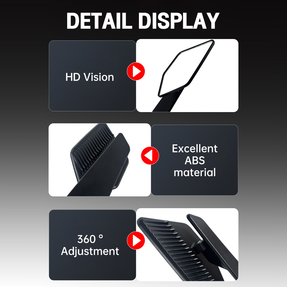 Universal Winglet Mirror Universal Motorcycle Adjustable Side Mirror ...
