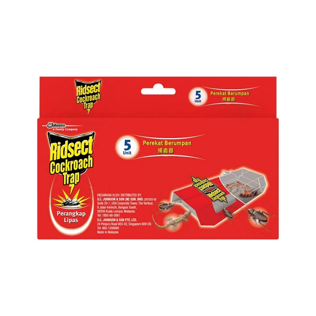 Ridsect Cockroach & Lizard Trap (5's) [Safe & Effective] | Shopee Malaysia