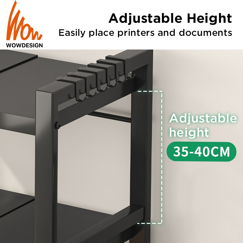 Printer Shelf Printer Rack Multi-Layer Desktop Organizer Document Rack ...