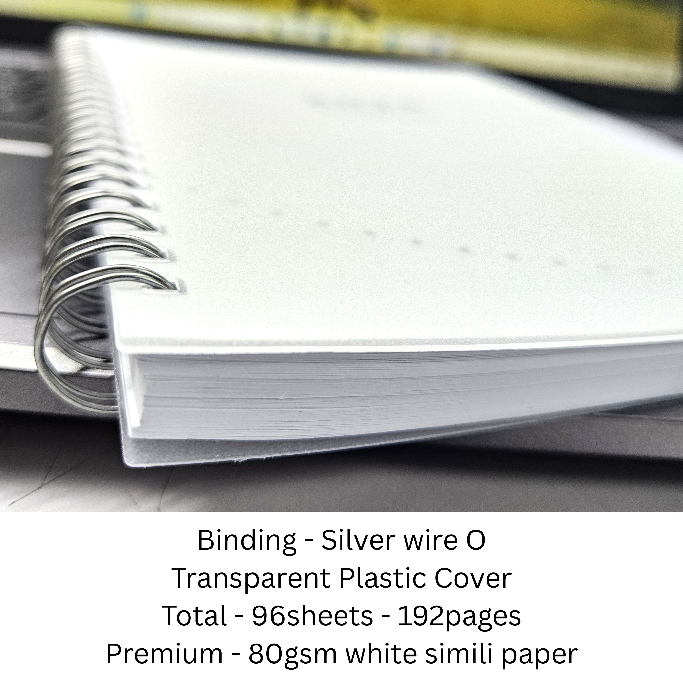 2026 Waterproof PP plastic Cover Wire O Bind Executive Notebook Month ...