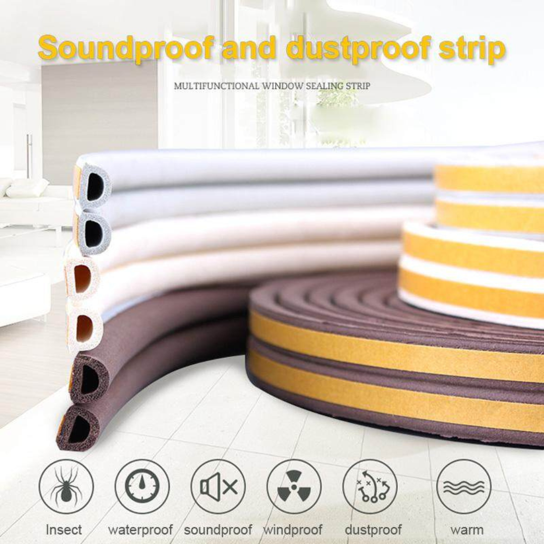 TMi D/E/P/I Type Window Door Self Adhesive Draught Excluder Seal Strip ...
