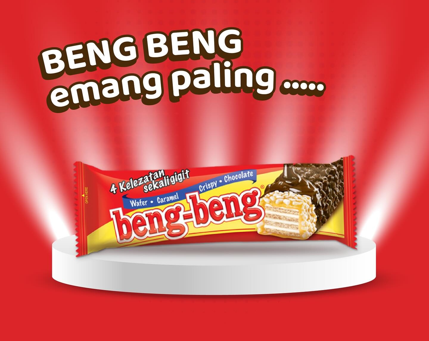 Beng-beng Wafer Caramel Crispy Chocolate 17 Rolls x 8 Boxes | CARTON ...