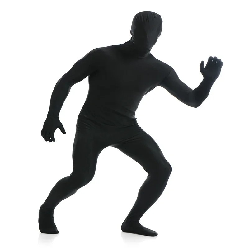 Black Invisible Man Garment Halloween Costume Ninja Invisible Man Green ...