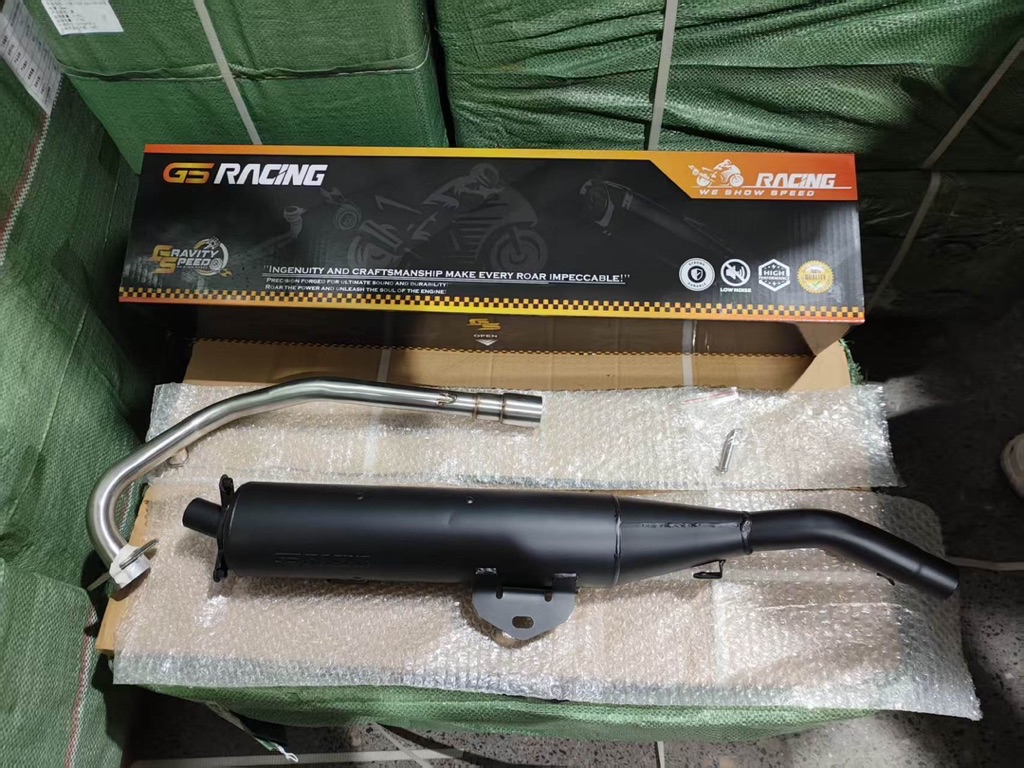 GS RACING BACK PRESSURE EXHAUST Y15 LC135 RS150 EKZOS RACING SENYAP ...