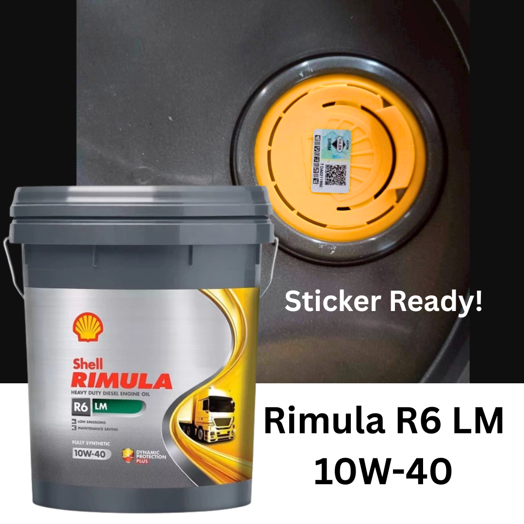 Shell Rimula R6 LM 10W-40 CK4 (20 liters) - Fully Synthetic